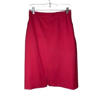 Levi’s Vintage Very Rare White Tag Red Midi Pencil‎ Skirt Waist 28”